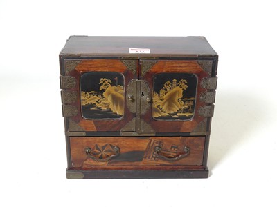 Lot 131 - A Japanese Tasho period (1912-1927) hardwood...