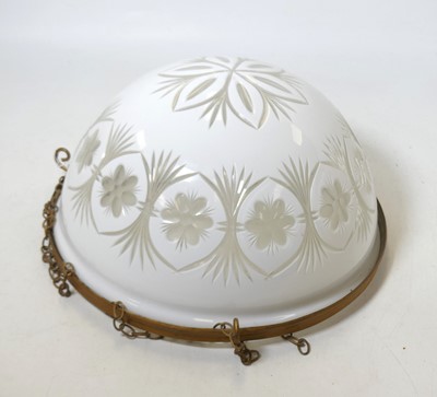 Lot 140 - An early 20th century French white overlaid...