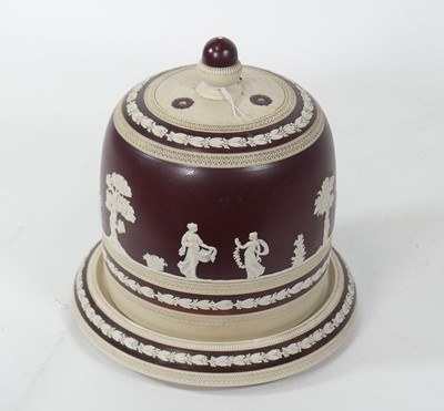 Lot 149 - A Victorian Copeland stoneware cheese dome on...