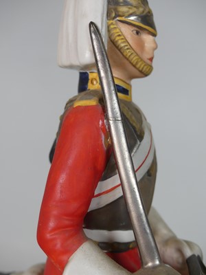 Lot 181 - A Goebel pottery figure 'Trooper of the...
