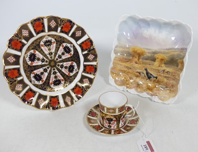 Lot 189 - A Royal Crown Derby Imari 1128 pattern plate,...