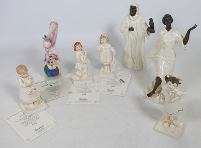 Lot 192 - A group of figures, to include four Royal...