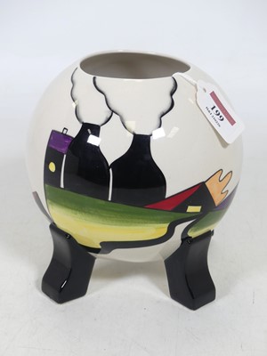 Lot 199 - A Lorna Bailey 'The Potteries' pattern vase,...