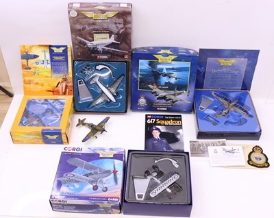 Lot 375 - Corgi Aviation Archive 1/72 and 1/144 scale...