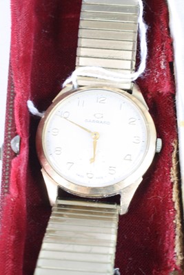 Lot 470 - A Garrard gent's 9ct gold cased manual wind...