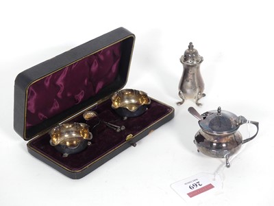 Lot 269 - A pair of Victorian silver open salts, each of...