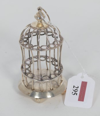 Lot 295 - An early 20th century unmarked white metal...