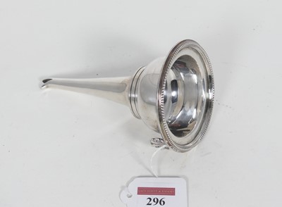 Lot 296 - An early 20th century hard-soldered wine...