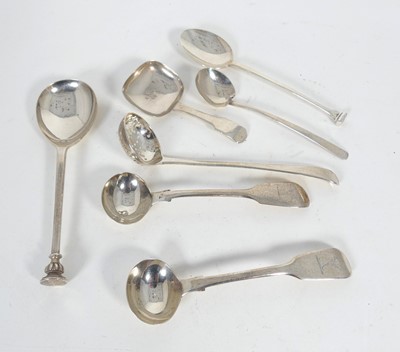 Lot 315 - A George IV silver caddy spoon, maker Ledsam,...