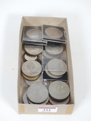 Lot 351 - Great Britain, 1889 crown, obv: Queen Victoria...