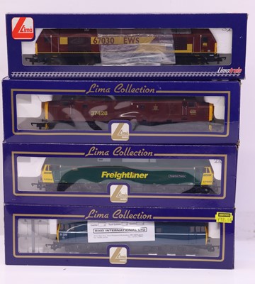 Lot 50 - Four Lima 00 gauge locos to include a Class 37...