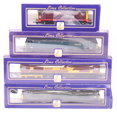 Lot 54 - Four Lima 00 gauge locos to include a Class 47...