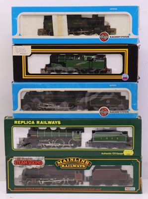 Lot 83 - Five 00 gauge locos to include a Dapol Gresley...