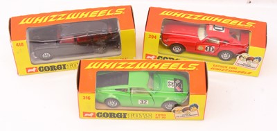 Lot 266 - Corgi Toys Whizzwheels group of 3 to include:...