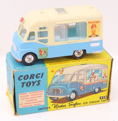Lot 262 - Corgi Toys, 428 Smiths Mister Softee ice cream...