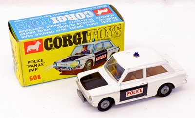Lot 255 - Corgi Toys No. 506 Sunbeam Imp "Panda" car,...