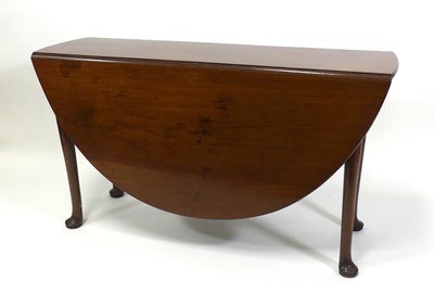 Lot 2417 - A George III mahogany pad-foot dining...