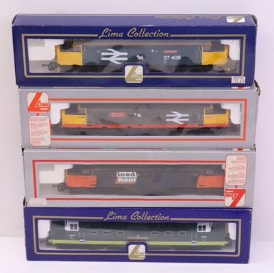 Lot 118 - Four Lima 00 gauge locos to include a Class 37...