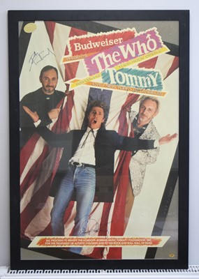 Lot 1255 - The Who - a concert poster for the 1989 U.S....