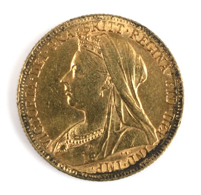 Lot 275 - Great Britain, 1900 gold full sovereign,...