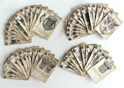 Lot 2267 - A near-complete pack of late 17th century...