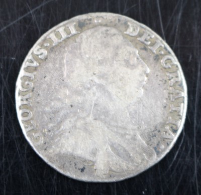 Lot 328 - Great Britain, 1787 shilling, obv: George III...