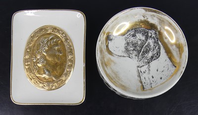 Lot 65 - Fornasetti - a circular ceramic dish, titled...