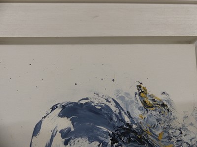 Lot 376 - Maggi Hambling (b.1945) - Wave & leaping fish,...