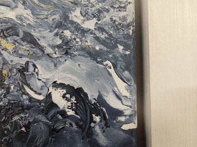 Lot 376 - Maggi Hambling (b.1945) - Wave & leaping fish,...