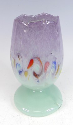 Lot 198 - A Scottish art glass lamp base, probably...