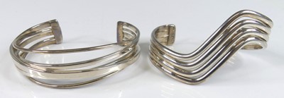 Lot 145 - Two similar contemporary Mexican sterling...