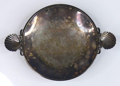 Lot 134 - Georg Jensen - a sterling silver twin handled...