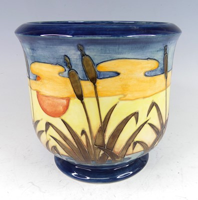 Lot 45 - A contemporary Moorcroft 'Reeds at Sunset'...