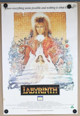 Lot 1326 - Labrynth, 1986 VHS movie cover poster,...