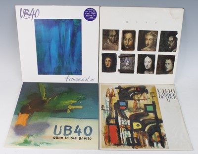 Lot 1323 - UB40, a collection of ten LP's and 12" singles...