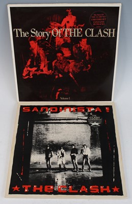 Lot 1382 - The Clash, a collection of two LP's and one 12"...