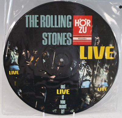 Lot 1370 - The Rolling Stones, two 12" picture discs to...