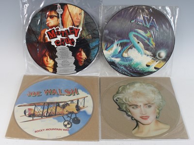 Lot 1371 - A collection of four 12" picture discs to...