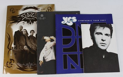 Lot 1236 - A collection of concert tour programmes to...