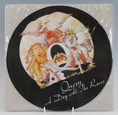 Lot 1393 - Queen - A Day At The Races picture disc,...