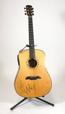 Lot 1157 - Joe Bonamassa, an Alvarez MD 350 acoustic...