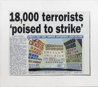 Lot 356 - Hugh Mendes (b.1955) - 18000 Terrorists,...