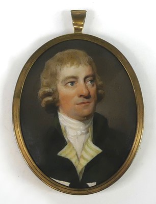 Lot 2290 - 18th century school - Bust portrait of a...