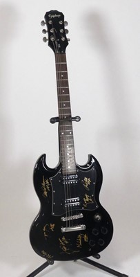 Lot 1390 - An Epiphone SG standard six string electric...