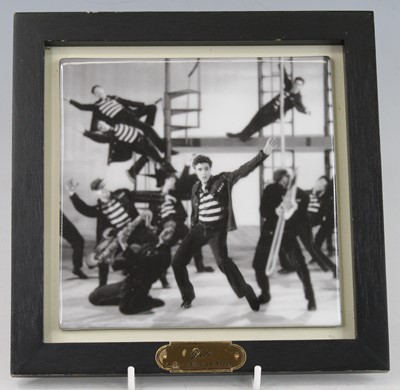 Lot 1225 - A Royal Doulton plaque, Elvis Jailhouse Rock,...