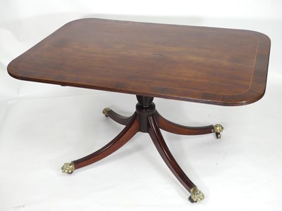 Lot 2443 - A Regency mahogany and rosewood crossbanded...
