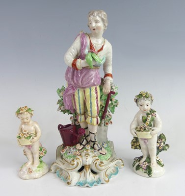 Lot 2050 - A late 18th century soft-paste porcelain...
