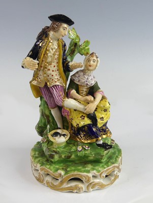 Lot 2046 - A Crown Derby porcelain figure group 'the...