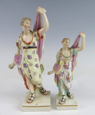 Lot 2048 - A late 18th century Derby porcelain figure...