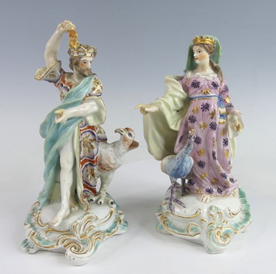 Lot 2049 - A pair of late 18th century Derby porcelain...